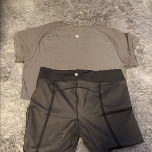 Lulu top and lulu crop bundle